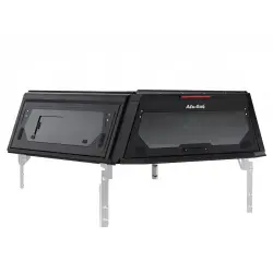 Hardtop Contour noir lisse avec fenêtre latérale Ford Ranger 2023+ Alu-Cab